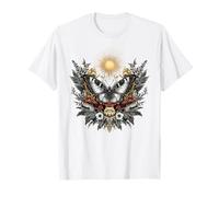 Illustration botanique du Soleil Papillon Mystique T-Shirt