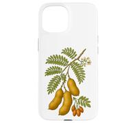 Illustration botanique du Tamarin Coque pour iPhone 15