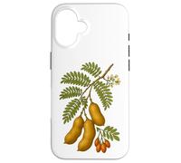 Illustration botanique du Tamarin Coque pour iPhone 16
