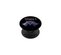 Illustration Chauve-Souris Violette Winging it PopSockets PopGrip Adhésif