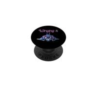 Illustration Chauve-Souris Violette Winging it PopSockets PopGrip Adhésif