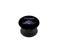 Illustration Chauve-Souris Violette Winging it PopSockets PopGrip Adhésif