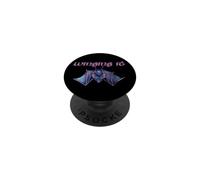 Illustration Chauve-Souris Violette Winging it PopSockets PopGrip Adhésif