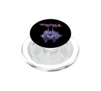 Illustration Chauve-Souris Violette Winging it PopSockets PopGrip pour MagSafe