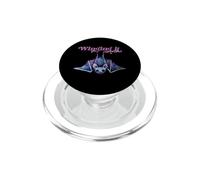 Illustration Chauve-Souris Violette Winging it PopSockets PopGrip pour MagSafe