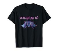 Illustration Chauve-Souris Violette Winging it T-Shirt