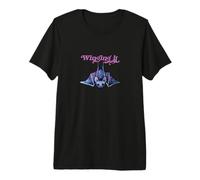 Illustration Chauve-Souris Violette Winging it T-Shirt Haut de Gamme