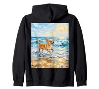 Illustration Chihuahua Sunny Beach Sweat à Capuche