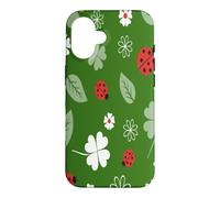 Illustration Coccinelle Aquarelle Mignonne Poche Porte Coque pour iPhone 16