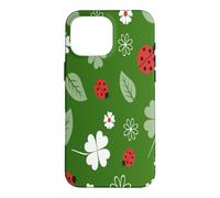 Illustration Coccinelle Aquarelle Mignonne Poche Porte Coque pour iPhone 16 Pro Max