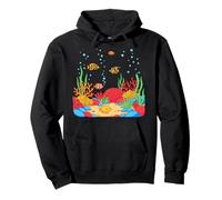 Illustration colorée de la Vie océanique de récif de Corail Sweat à Capuche