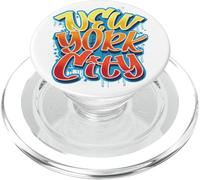 Illustration colorée de la Ville de New York Graphique Graffiti PopSockets PopGrip pour MagSafe