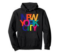 Illustration colorée de la Ville de New York Graphique Graffiti Sweat à Capuche