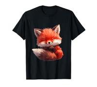 Illustration Confortable Minimaliste Renard Mignon T-Shirt