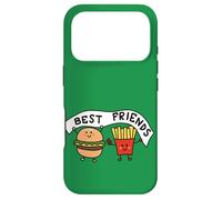Illustration Cool drôle Best Friends Burger et Frites Coque pour iPhone 17 Pro