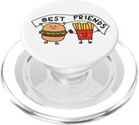 Illustration Cool drôle Best Friends Burger et Frites PopSockets PopGrip pour MagSafe