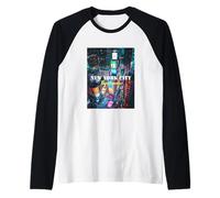 Illustration Cool du réveillon du Nouvel an à New York City Times Square Manche Raglan