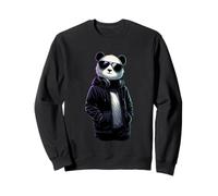 Illustration Cool Panda DJ Streetwear Sweatshirt