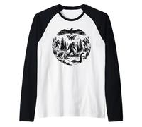 Illustration Cryptid Legends Paranormal Mystery Night Manche Raglan