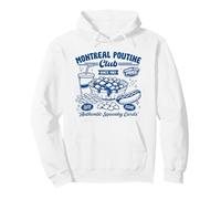 Illustration culinaire Vintage du Montreal Poutine Club Sweat à Capuche