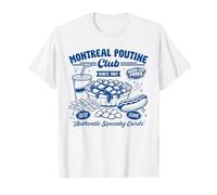 Illustration culinaire Vintage du Montreal Poutine Club T-Shirt