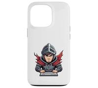 Illustration Cyber Knight Coding Warrior Coque pour iPhone 13 Pro