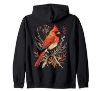Illustration d’Un Cardinal Rouge sur Une Branche Sweat à Capuche