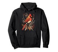 Illustration d’Un Cardinal Rouge sur Une Branche Sweat à Capuche