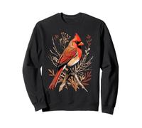 Illustration d’Un Cardinal Rouge sur Une Branche Sweatshirt