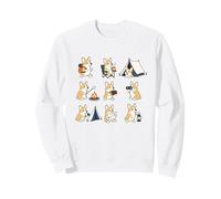 Illustration d'activités de Camping Corgi - Randonnée en Plein air Sweatshirt