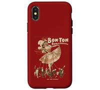 Illustration d'affiche Vintage théâtrale Bon-Ton Etiquette Coque pour iPhone X/XS