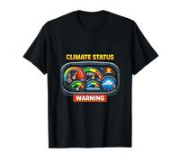 Illustration d'alerte environnementale du système de Surveillance du Climat T-Shirt
