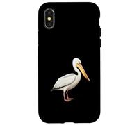 Illustration d'amant d'oiseau pélican Coque pour iPhone X/XS