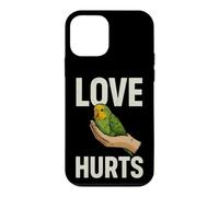 Illustration d'amour Sarcastique Qui Fait Mal en Disant avec Une Perruche Coque pour iPhone 12 Mini