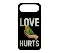 Illustration d'amour Sarcastique Qui Fait Mal en Disant avec Une Perruche Coque pour iPhone Air