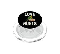 Illustration d'amour Sarcastique Qui Fait Mal en Disant avec Une Perruche PopSockets PopGrip pour MagSafe