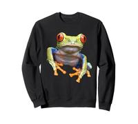 Illustration d'amphibiens colorés et tropicaux, Grenouille, Faune Sweatshirt