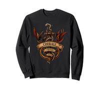 Illustration d'ancre de Foi Courage Force Sweatshirt