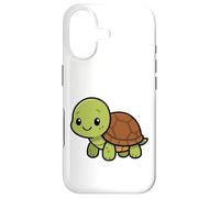 Illustration d'animaux Marins de Dessin animé Tortue Kawaii Coque pour iPhone 17