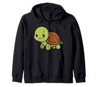 Illustration d'animaux Marins de Dessin animé Tortue Kawaii Sweat à Capuche