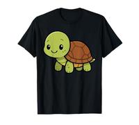 Illustration d'animaux Marins de Dessin animé Tortue Kawaii T-Shirt
