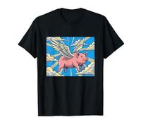 Illustration d'animaux surréalistes When Pigs Fly T-Shirt