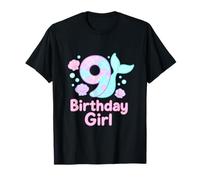 Illustration d'anniversaire sirène pétillante T-Shirt