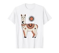 Illustration d'art céleste d'alpaga bohème T-Shirt
