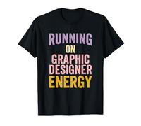 Illustration d'art numérique de Designer fonctionnant à l'énergie T-Shirt