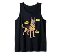 Illustration de Bande dessinée Pop Art Berger Allemand Débardeur