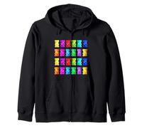 Illustration de Bonbons en gélatine avec Inscription « I'm Sweet Eat Me Cool » Sweat à Capuche