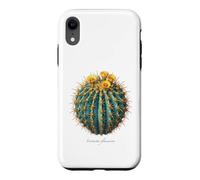 Illustration de Cactus Bleu Ferocactus glaucescens Coque pour iPhone XR