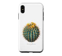 Illustration de Cactus Bleu Ferocactus glaucescens Coque pour iPhone XS Max