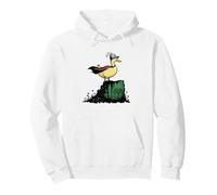 Illustration de Canard Chevalier héroïque dans Une Cape et Un Casque à Plumes Sweat à Capuche
